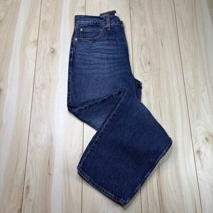 Levi Strauss Women's Blue Wash DAD JEANS 29x30 Low Rise Straight Leg Vintage NWT